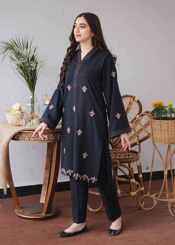 WOOL MAREENA 3PC EMBROIDERED DRESS EMBROIDERED SHAWL D-298